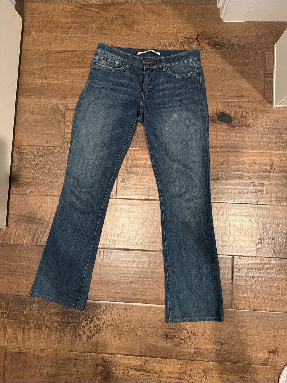 Socialite Women's Mid Blue Flare Jeans
